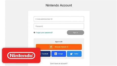 www.nintendo.com create account
